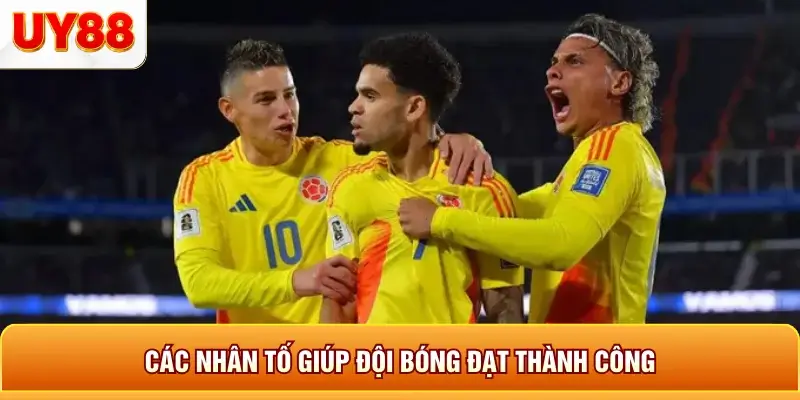 Các nhân tố giúp đội bóng đạt thành công Các nhân tố giúp đội bóng đạt thành công