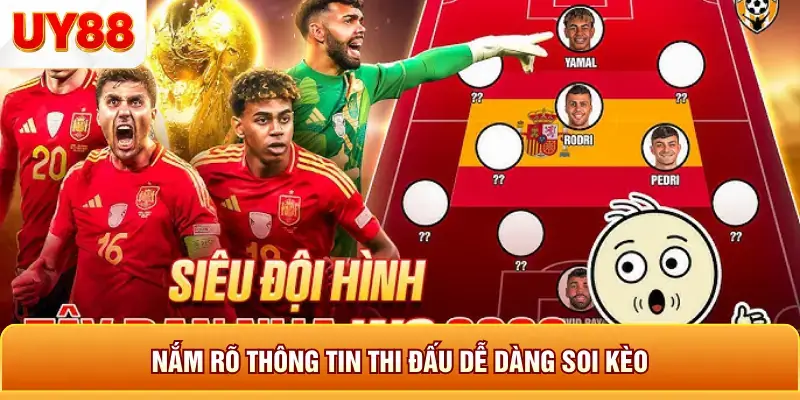 Nắm rõ thông tin thi đấu dễ dàng soi kèo Nắm rõ thông tin thi đấu dễ dàng soi kèo